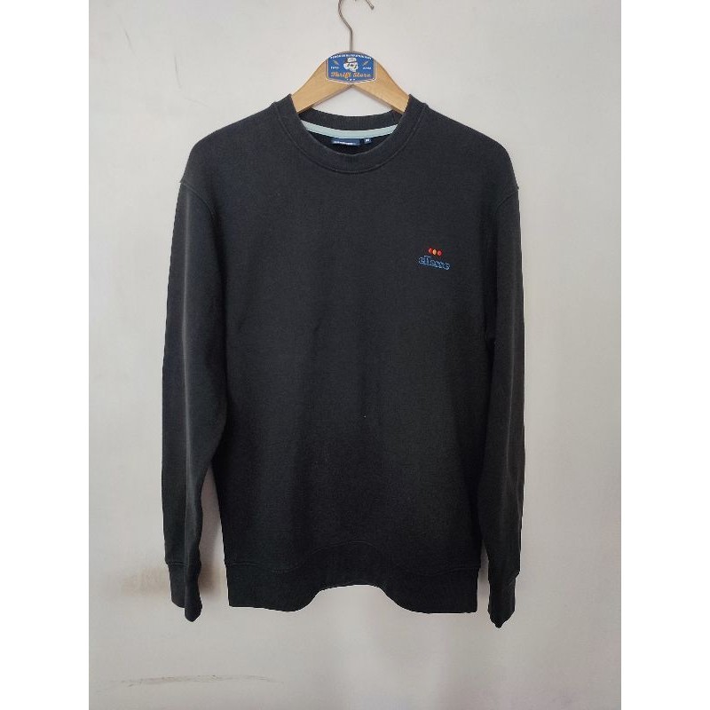 ellesse small logo crewneck sweatshirt sweater