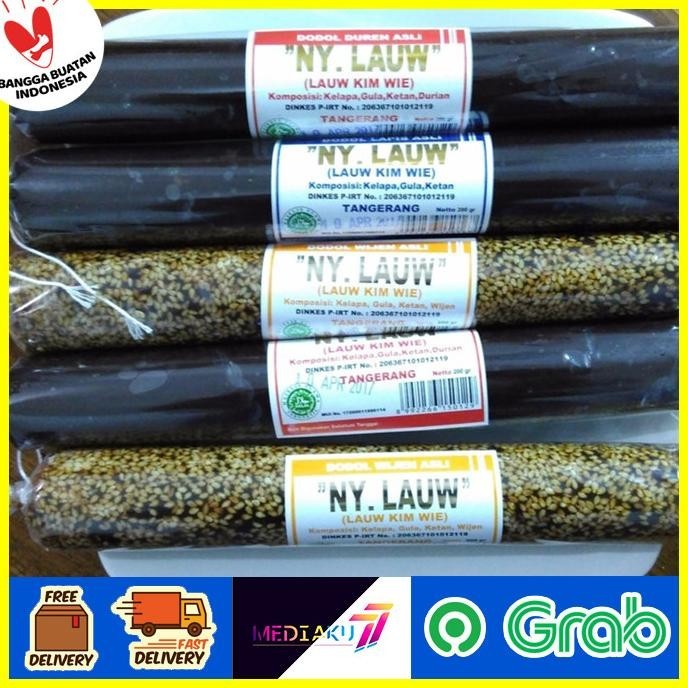 

Dodol Manis Legit Betawi Ny Lauw / Halal / Varian Rasa