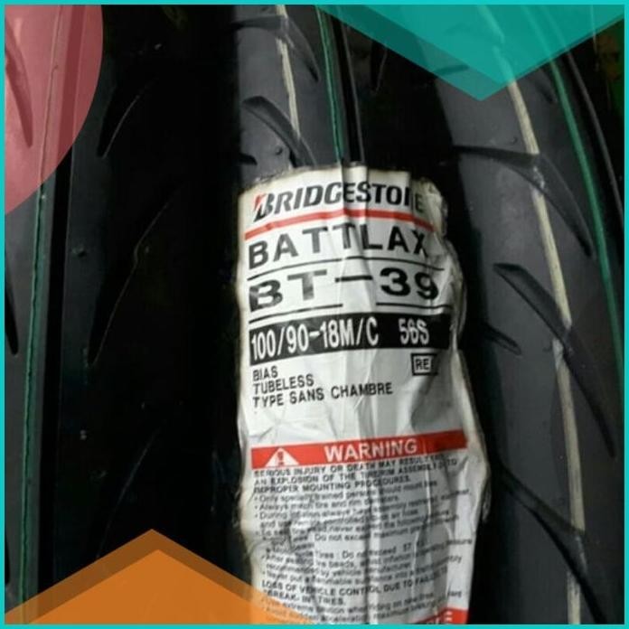 BAN BATTLAX BT 39 UKURAN 100/90 -18 19F3B2024 tools n parts