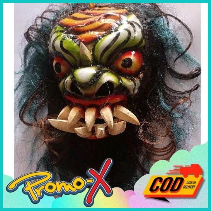 MAINAN ANAK TOPENG BUTO GEDRUK  BARONGAN