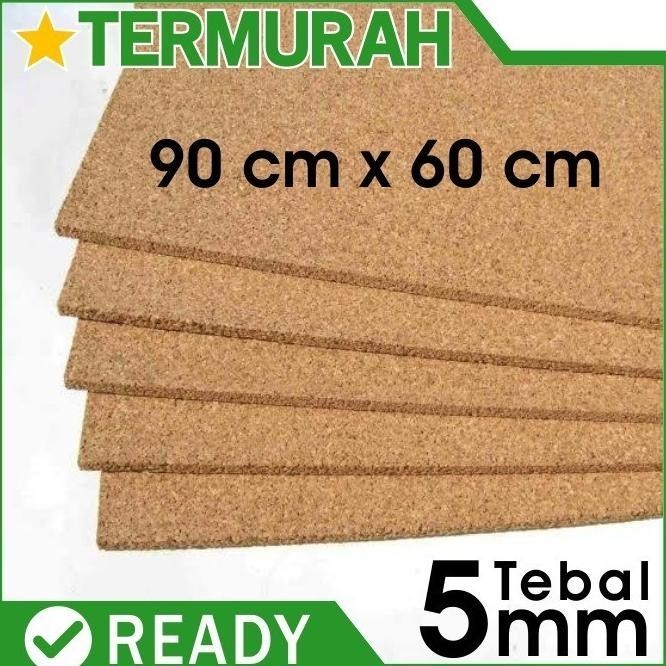 

Baru Cork Board 5Mm Pin Sheets Sheet Gabus Lembaran Patah Polos