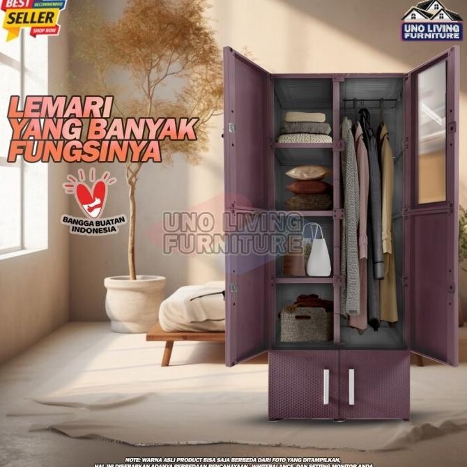 Lemari Pakaian / Lemari Baju Jumbo / Lemari Lipat / Lemari Portable Audynshazira