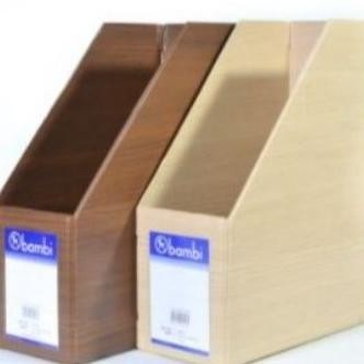

Box file Bambi 1033 Magazine File Brown Wood HFS