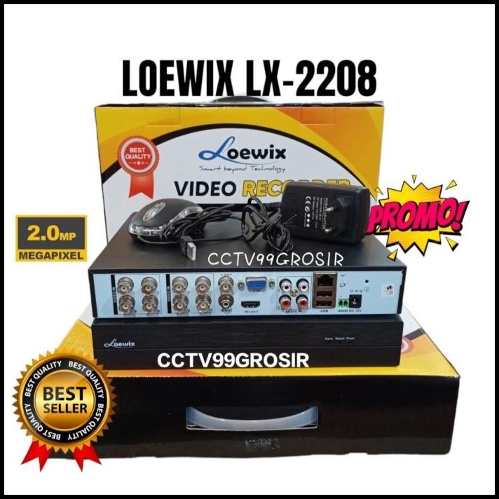 Loewix Dvr Xmeye 8 Channel 2Mp 1080P / Dvr Xmeye 8Ch 2Mp 1080P