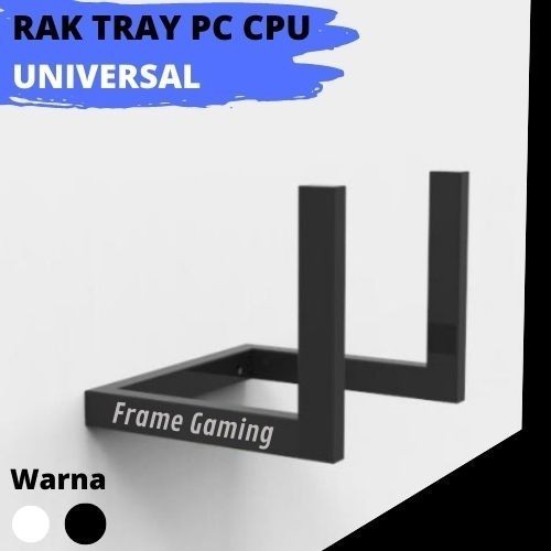 Rak Frame Tray komputer cpu stand dinding universal