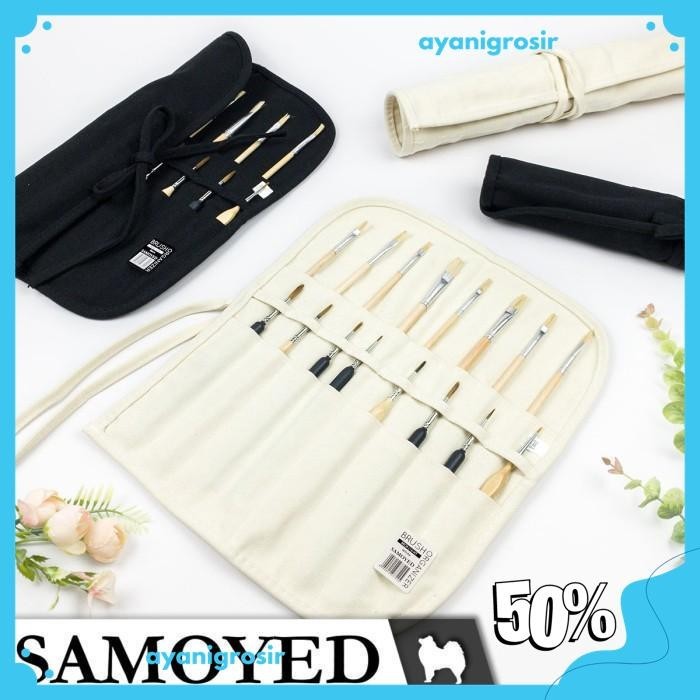 

TEMPAT / TAS KUAS / BRUSH BAG / ORGANIZER / HOLDER SAMOYED PRODUK PILIHAN