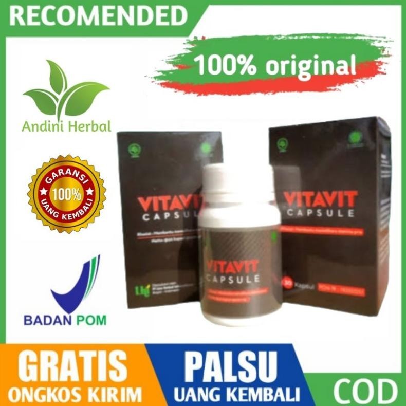 Paling dicari VITAVIT KAPSUL ORIGINAL OBAT PENAMBAH STAMINA PRIA TERDAFTAR BPOM