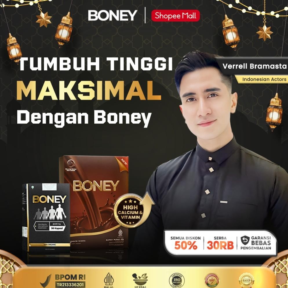 

Paling dicari SUSU BONEY / PENINGGI REKOMENDASI / NAIK 5-15 CM/ BPOM APPROVED