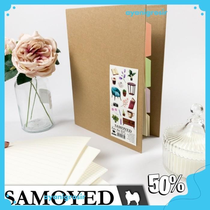 

BINDER NOTE / LOOSE LEAF BINDER B5 - 26 RING SAMOYED BNSV-51 BEST SELLER