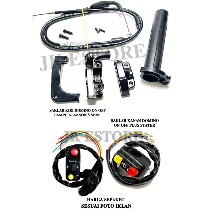 Paket Gas Spontan Yz Thailand + Saklar Kiri Domino & Kanan Domino