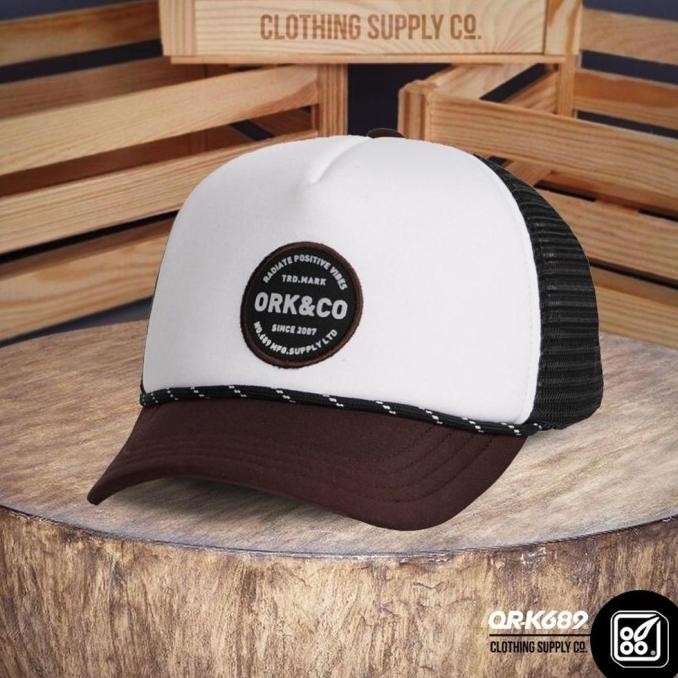 Diskon Murah  Topi Pria Distro Original Baseball Topi Jaring Trucker Ork689 Rpvork