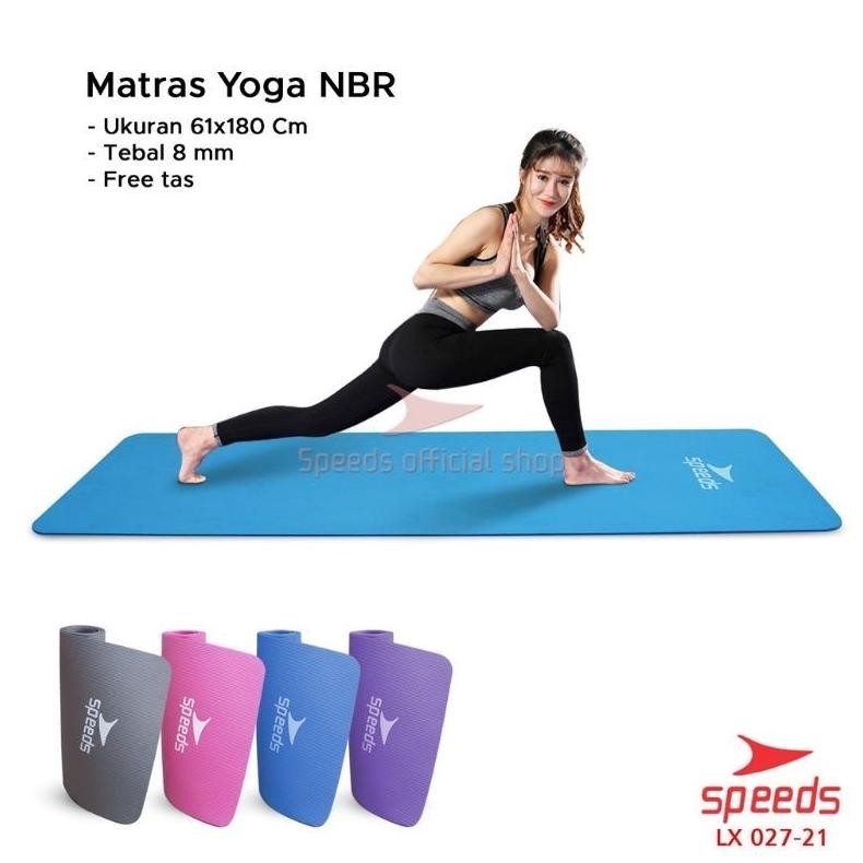 Bisa Cod Speeds Matras Yoga Mat Olahraga Senam Lantai Meditasi Gym Fitnes Lx 027-21 Murah