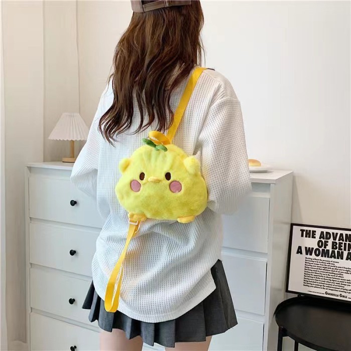 Tas Selempang Ayam Chi Cute Korean Style Bapa Tas Kartun Lucu