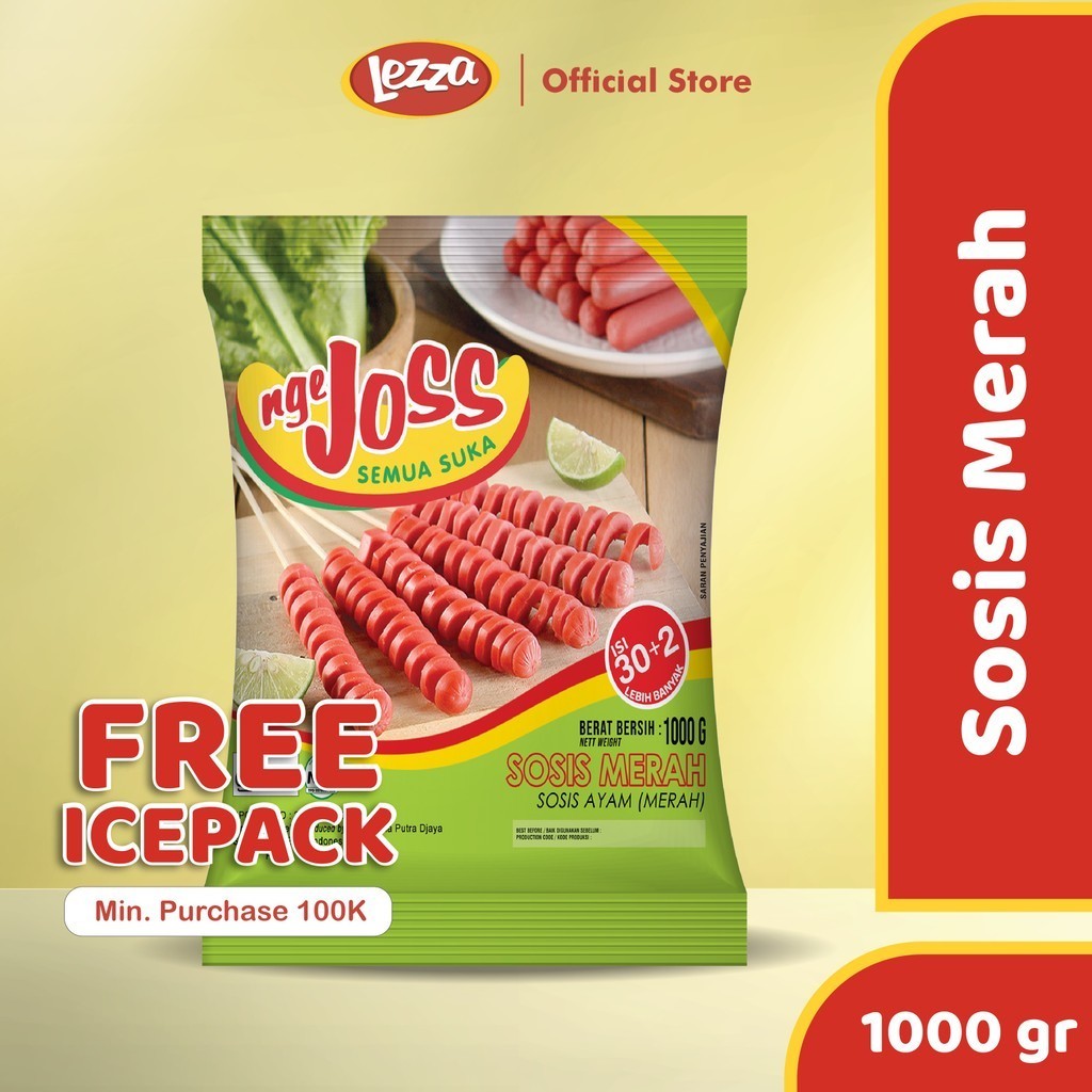 

NGEJOSS Sosis Merah Frozen New 1x10 1000 gr