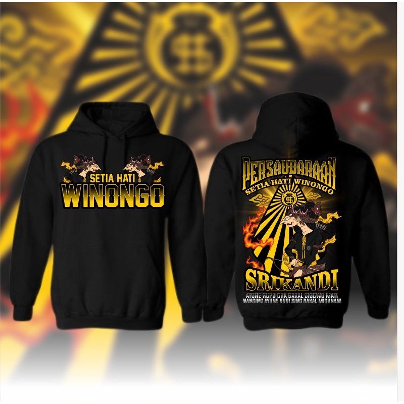Hoodie Distro Srikandi PSHW Motif Terbaru DTF sablon Anti luntur