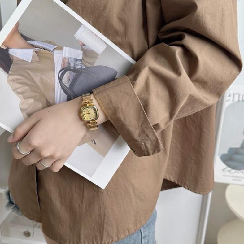 KOOLEY JAM TANGAN WANITA GOGOEY ROMAWI KOTAK GASS