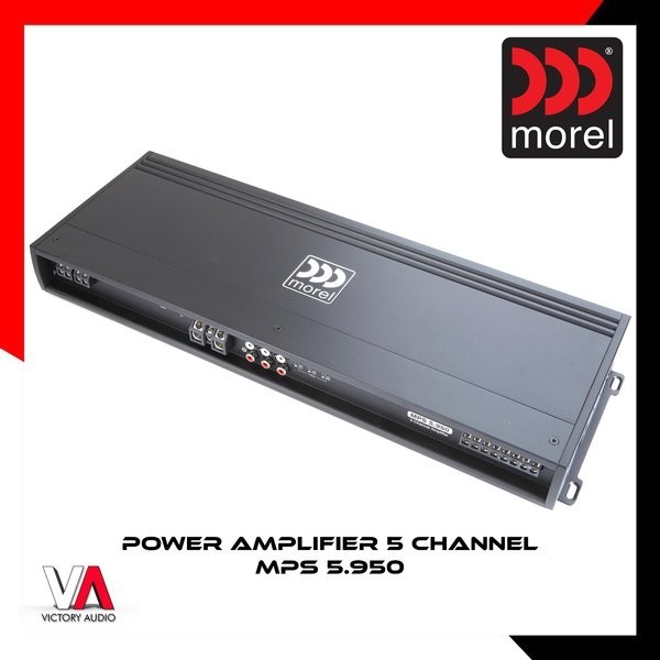 POWER AMPLIFIER 5 CHANNEL MOREL MPS 5.950 (POWER 4 CHANNEL CLASS AB + POWER MONOBLOCK CLASS D) HIGH