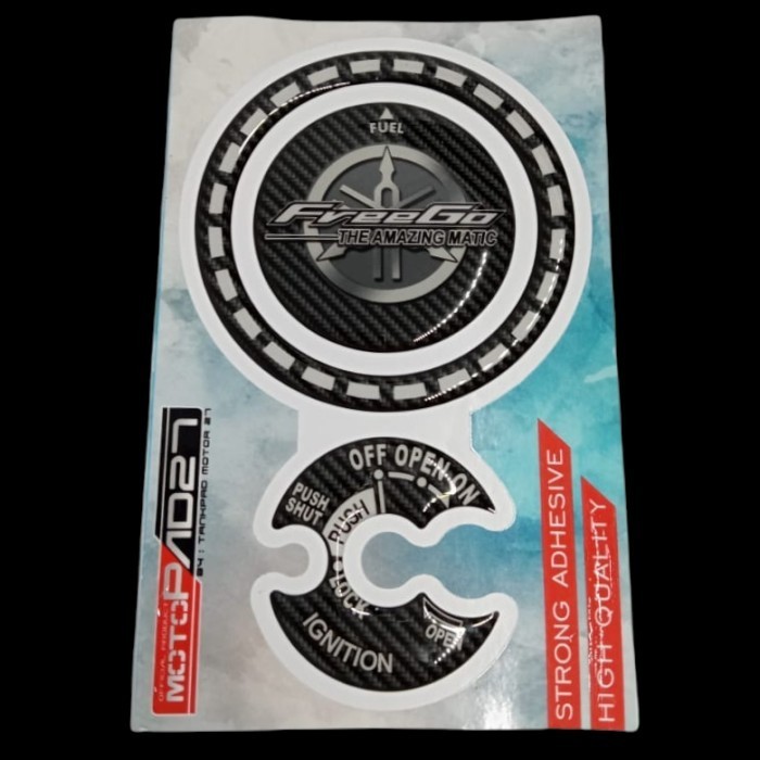 Sticker Stiker Fuelpad Keypad Yamaha Freego