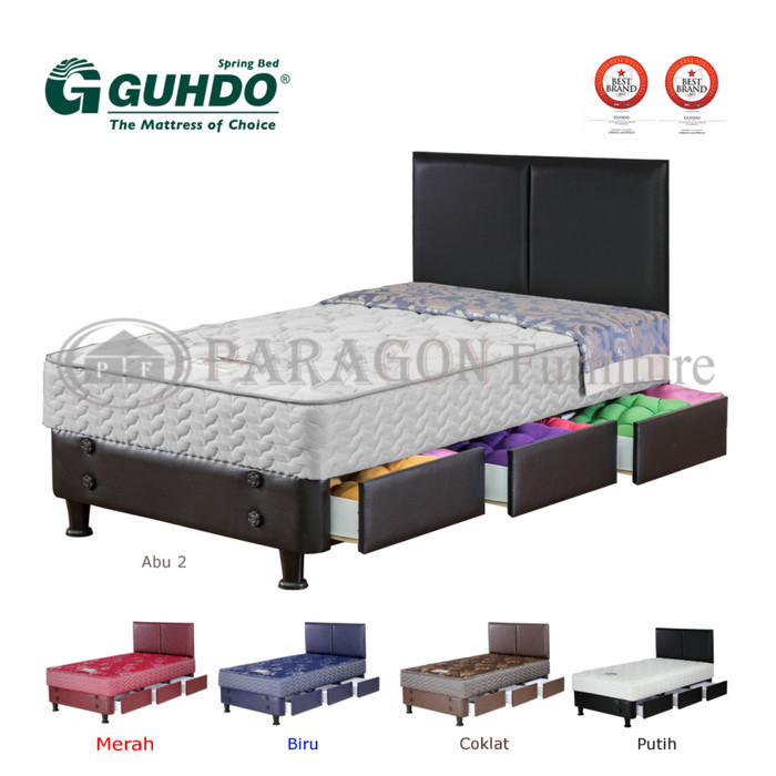Spring Bed Laci Drawer 120X200 Cm New Prima Tanpa Sandaran - Guhdo