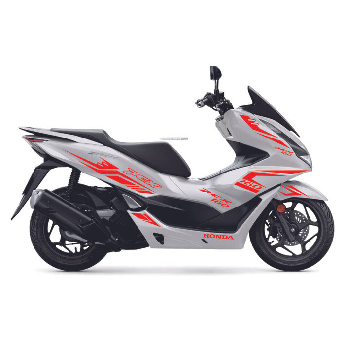 Stiker Lis/Striping Pcx Putih 160