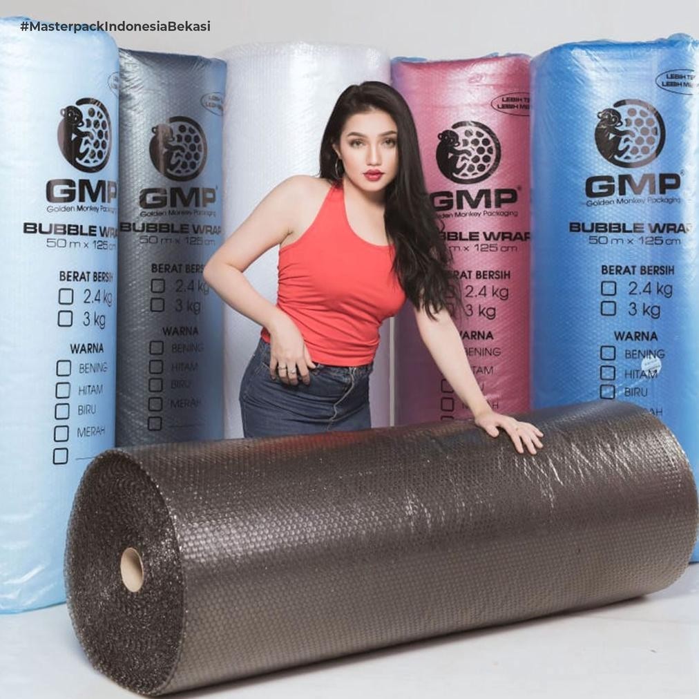 

BUBBLE WRAP GMP 125 CM X 50 METER BENING HITAM VIRAL