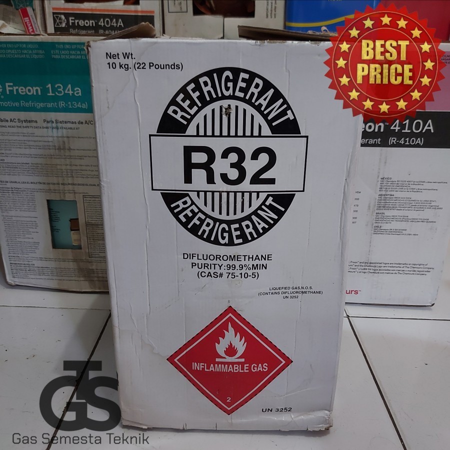 FREON R 32 REFRIGERANT | R32 REFRIGERANT 10KG