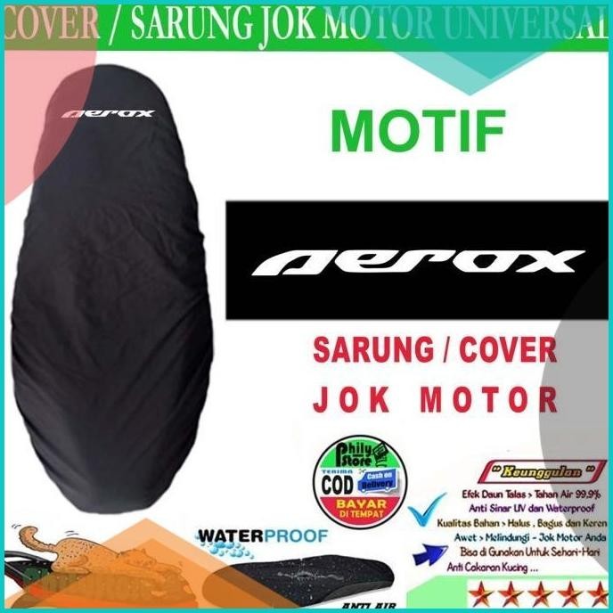 Sarung Jok Motor Yamaha Aerox Fazzio Cover Jok anti air Waterproof 19F