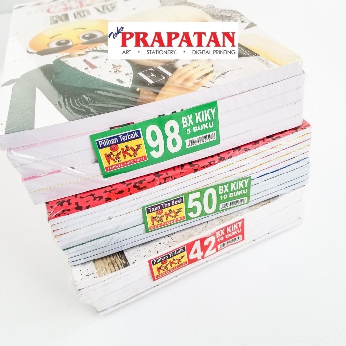 

Buku Tulis Sekolah Boxy Kiky 25x17.5cm (5-10 Buku) PROMO