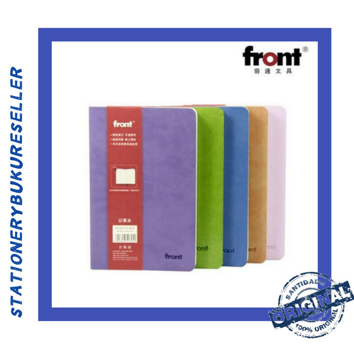 

Front notebook D18 A5 JUAL
