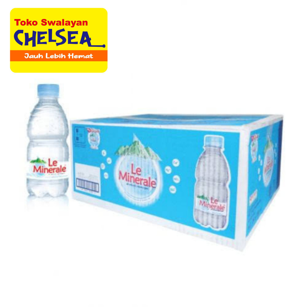 

Le Minerale botol 330ml per dus 24 pcs