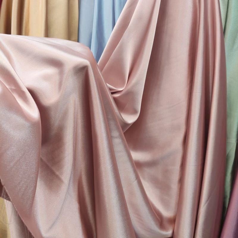 Bahan Kain Polos Feragamo Jepang Premium/Kain Feragamo Terbaru