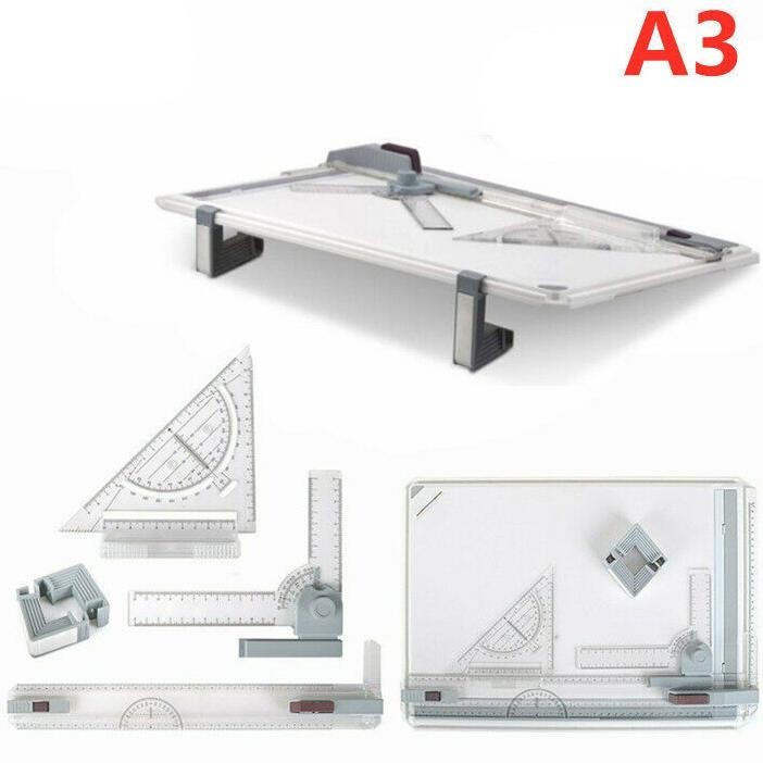 

Banyak Diskon!!! A3 Professional Drawing Board Table Top Architects Technical Desn Drafting Parallel Ruler