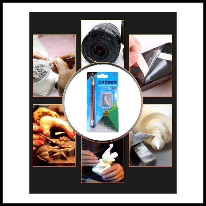 

HOT DEAL PISAU IC SET 13 IN 1 TE-01 / CUTTER KNIFE ART UKIR SENI PEN CUTTING