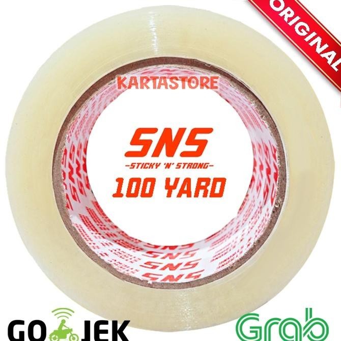 

Lagi Promooo !!! Lakban Bening/Coklat 100 Yard Full Kartonan Khusus Gojek Grab