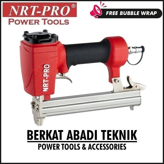 

Banyak Diskon!!! Nrt-Pro 1022 J Hd Air Nail Gun Nailer Alat Paku Tembak U Staples Stapler Angin Mesin 1022J Hd