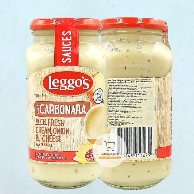 

Leggos Carbonara Pasta Sauce Cheese 490gr Bumbu carbonara