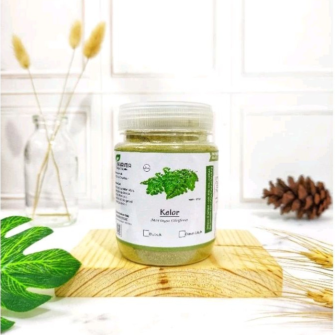 

Daun Kelor Kering Bubuk / Dried Moringa Powder 80gr