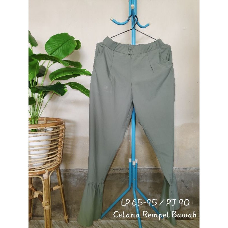 CELANA PANJANG WANITA REMPEL