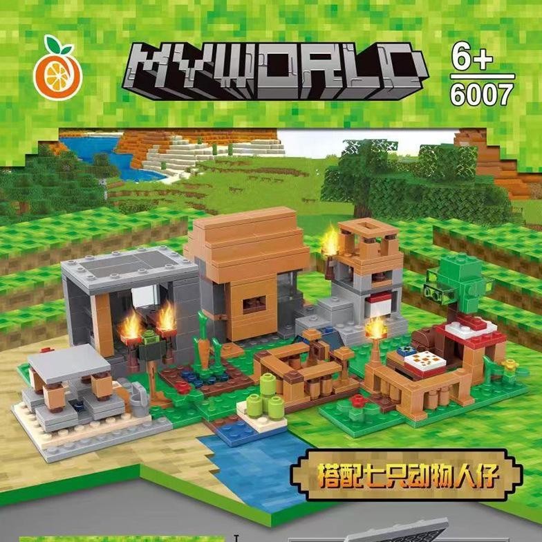 GHJ UpgradeReady Stock Mainan Anak Minicraft My World/minicraft figure/lego minecraft./lego minicraf