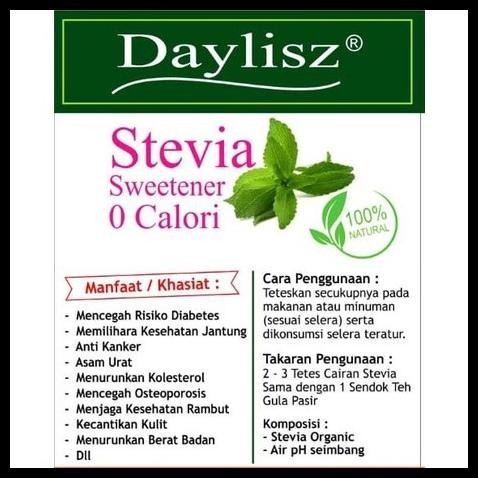 

BEST DEAL GULA CAIR STEVIA 0 KALORI SWEETENER TERAPI DIET DAN DIABETES ALAMI !