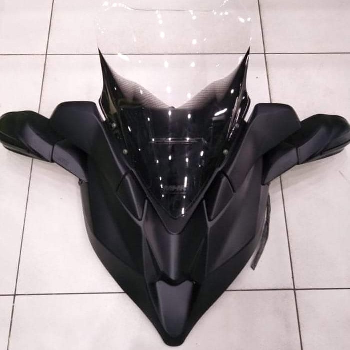 NEW ARRIVAL SPION BODY TAMENG DEPAN WINDSHIELD MODIFIKASI PCX ALL NEW LOKAL MHR