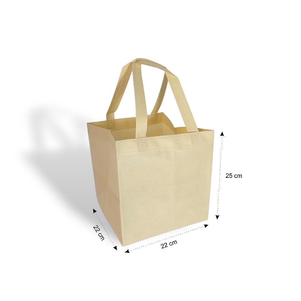

ORIGINAL (60 Pcs) Tas Hajatan 22x22 / Tas Box 22x22 / Tas Hajatan Spunbond hj-77