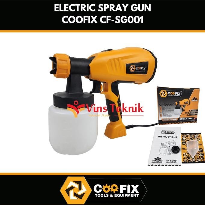Spray Gun Electrik Mesin Semprot Cat Coofix Sg001 Cf-Sg001
