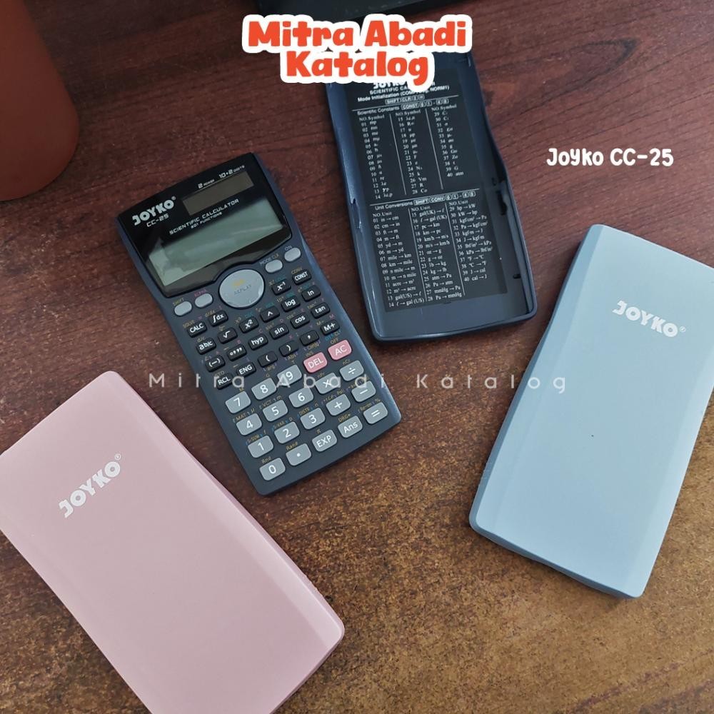 

KALKULATOR SCIENTIFIC MURAH JOYKO VIS 1 CALCULATOR ILMIAH ESTETIK KALKULATOR SCIENTIFIC JOYKO CC25 PASTEL LUCU TERMURAH KALKULATOR SCIENTIFIC MURAH MITRA ABADI KATALOG TERBARU