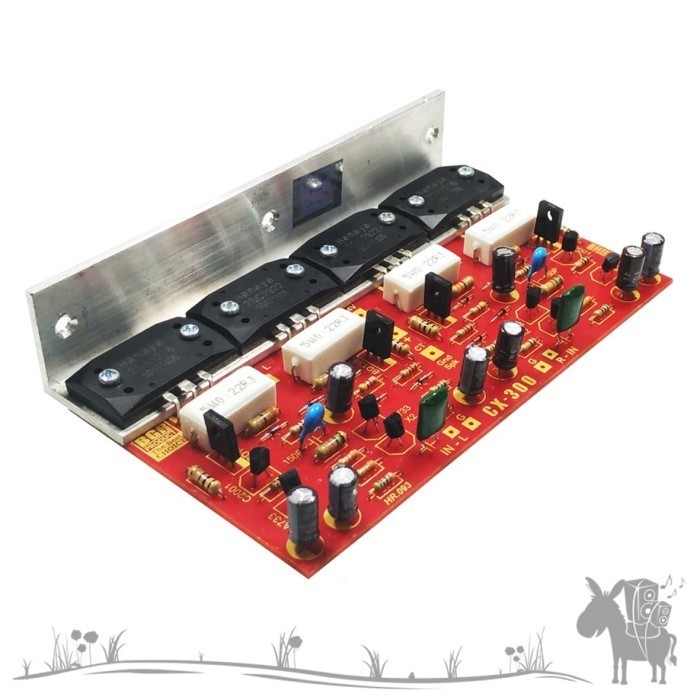 Kit Power Amplifier Ampli Stereo Cx 300 Ocl System (2X1) Bell Bgr