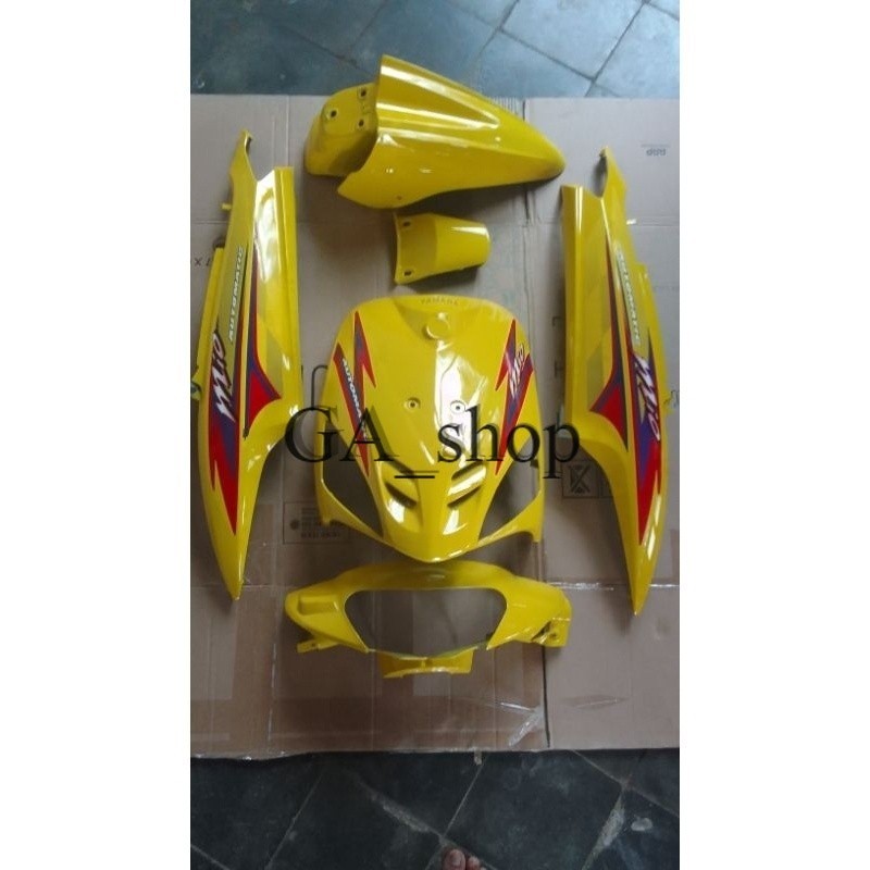 Body halus full set yamaha mio 2004 kuning
