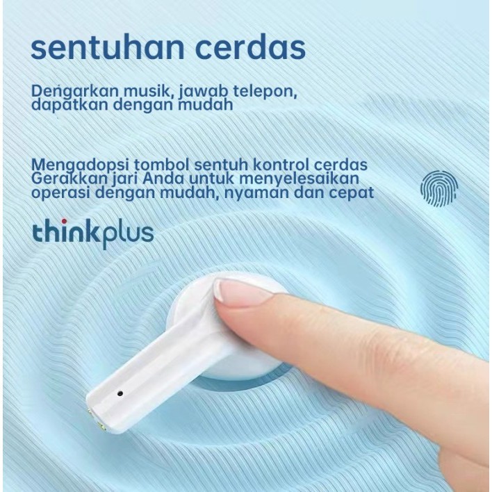 Lenovo - Xt95 Pro Earphone Bluetooth Pro Led Light 9D Earbud Nirkabel