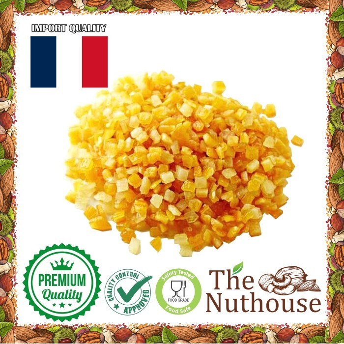 

DISKON 1kg Orange Peel Diced / Potongan Kulit Jeruk [Organic Premium Fruits]