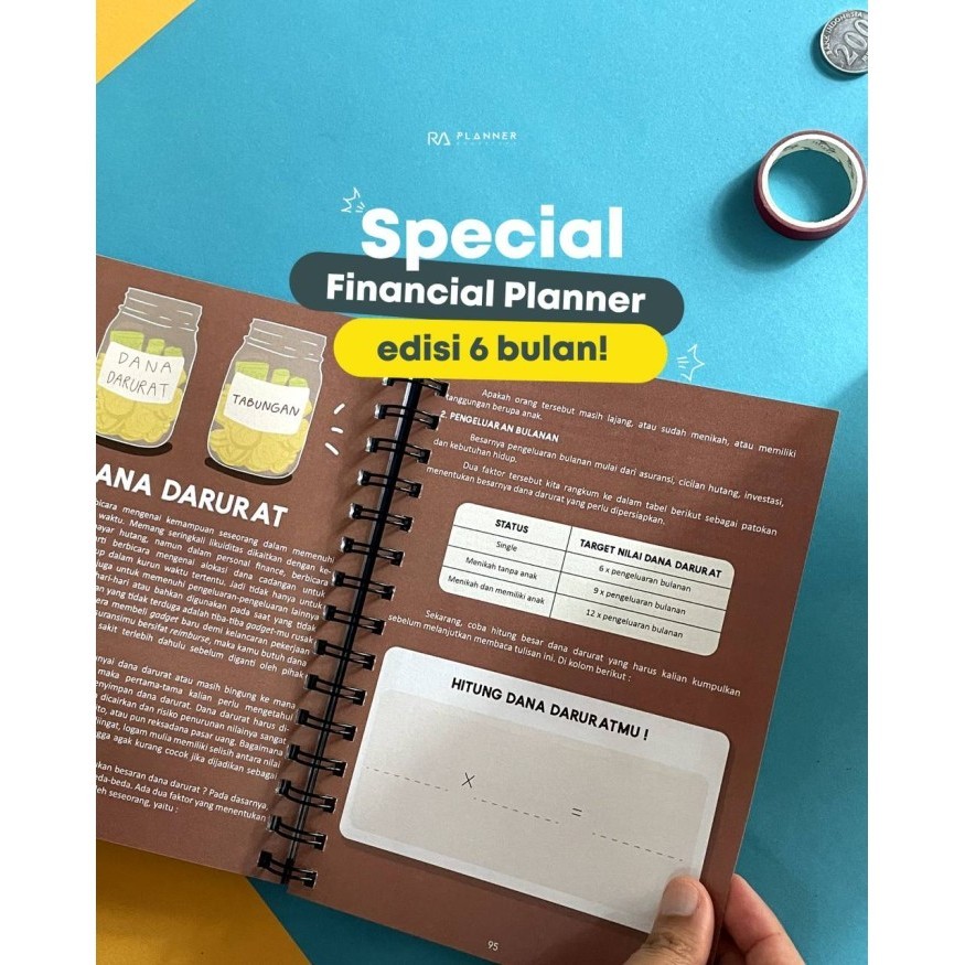 

Financial Planner 6 bulan JUAL