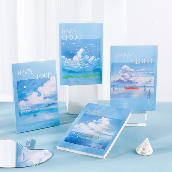 

White Cloud Meets The Sky Thick Ruled Notebook B5 - Buku Tulis B5 DISKON